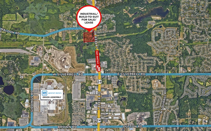 Pictures of Industrial, Land property located at 3120 S Lapeer Rd, Lake Orion, MI 48359 for sales - image #1