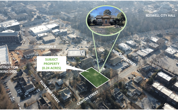 Pictures of Land, Office, Retail property located at 1015 Canton St, Roswell, GA 30075 for sales - image #1