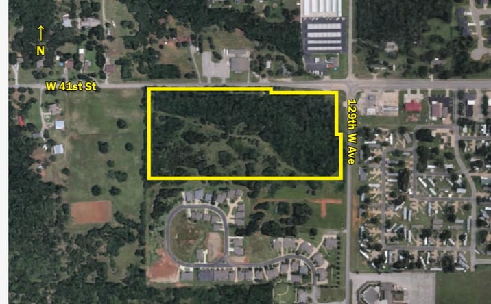 Pictures of Land property located at 13109 W 41st St, Sand Springs, OK 74063 for sales - image #1