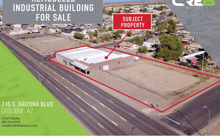 Pictures of Industrial property located at 716 S. Arizona Blvd, Coolidge, AZ 85128 for sales - image #1