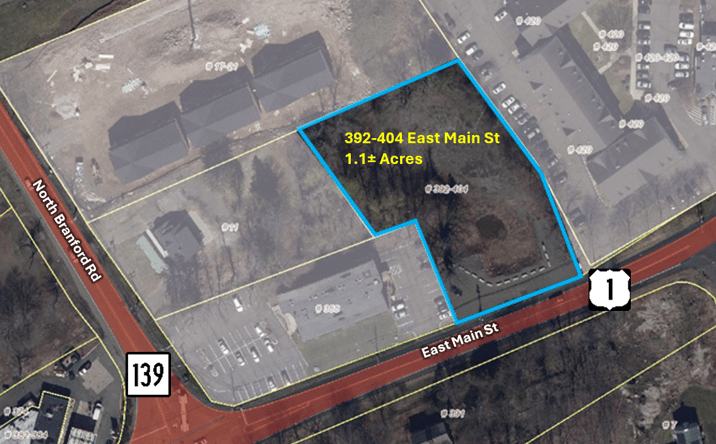 Pictures of Land property located at 392 -404 E Main St, Branford, CT 06405 for sales - image #1