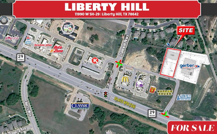 Pictures of Land property located at 12102 TX-29, Liberty Hill, TX 78642 for sales - image #1