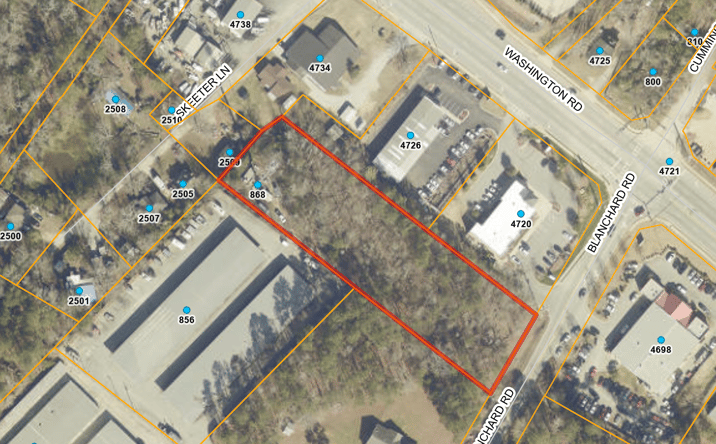Pictures of Land property located at 868 Blanchard Rd, Evans, GA 30809 for sales - image #1