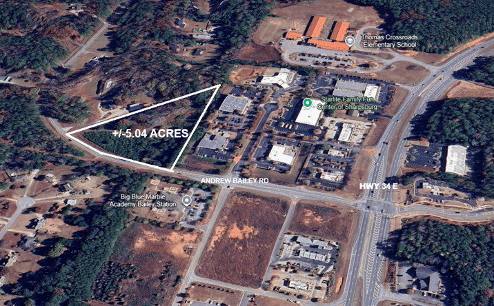 Pictures of Land property located at +/-5.04 Acres Andrew Bailey Rd, Sharpsburg, GA 30277 for sales - image #1