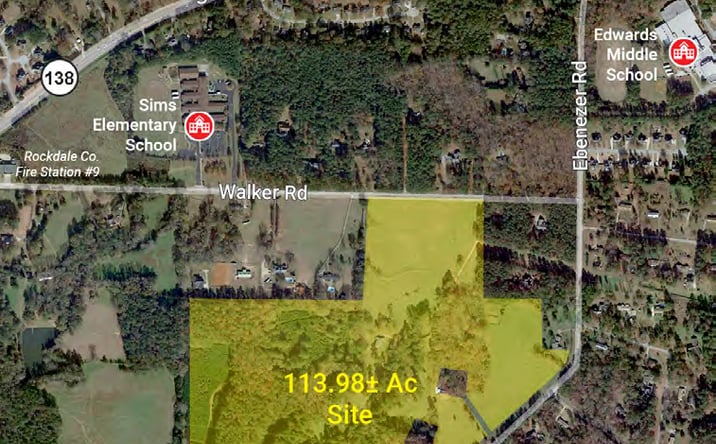 Pictures of Land property located at Walker Road, Conyers, GA 30094 for sales - image #1