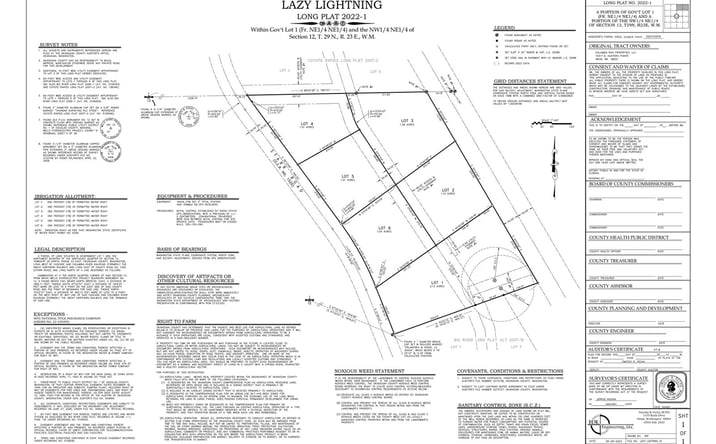 Pictures of Land property located at NKA Lazy Lightning Short Plat Lots 1,2,4,5&6 , Pateros, WA 98846 for sales - image #1