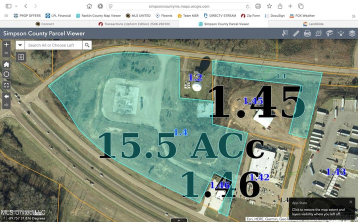 Pictures of Land property located at 1800 Simpson Hwy 49, Magee, MS 39111 for sales - image #1