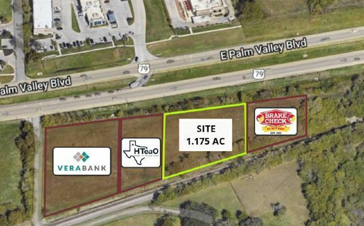 Pictures of Land property located at 2309 E Palm Valley Blvd, Round Rock, TX 78664 for sales - image #1