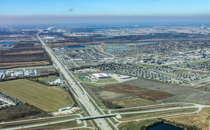 Pictures of Land property located at NW Corner of I-10 @ Eagle Drive, Mont Belvieu, TX 77580 for sales - image #1