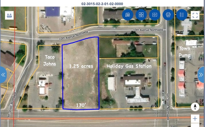 Pictures of Land property located at 1.25 Acres NW Bypass, Great Falls, MT 59404 for sales - image #1