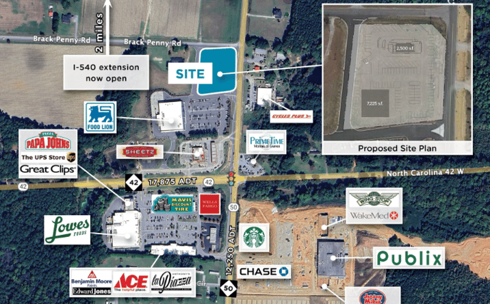 Pictures of Land property located at 16371 NC-50, Garner, NC 27529 for sales - image #1