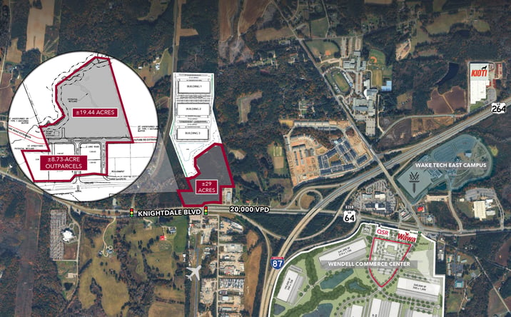 Pictures of Land property located at 1100 Keiths Rd, Knightdale, NC 27545 for sales - image #1