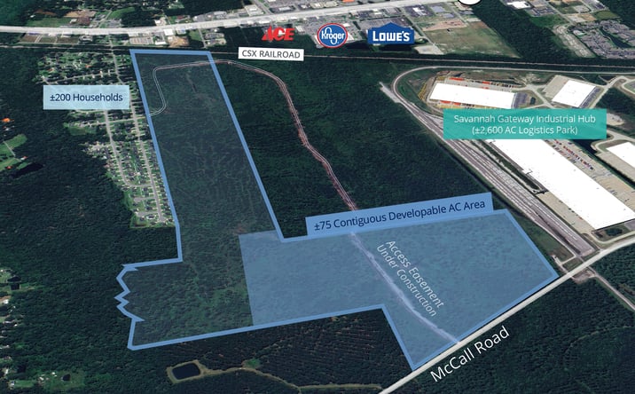 Pictures of Land property located at McCall Rd, Rincon, GA 31326 for sales - image #1