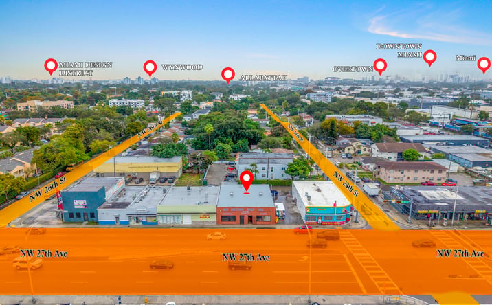 Pictures of Industrial, Office, Retail property located at 2421 NW 27th Ave, Miami, FL 33142 for sales - image #1