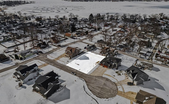 Pictures of Land property located at 13526 Beach Place, Cedar Lake, IN 46303 for sales - image #1