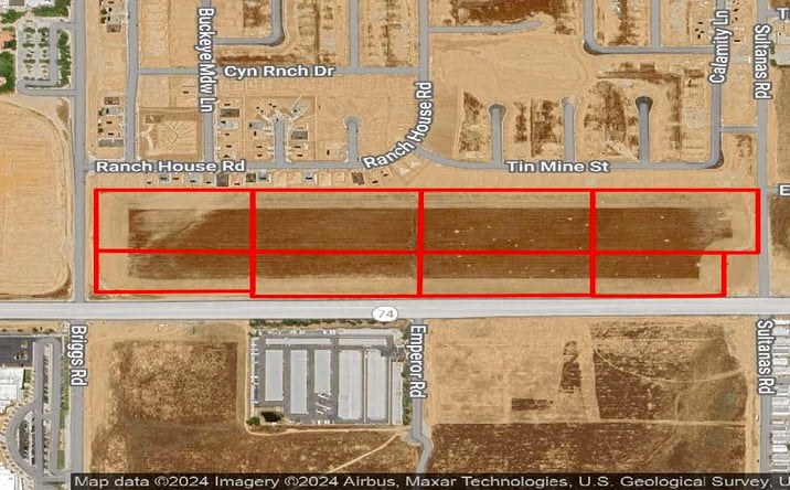Pictures of Retail, Land property located at NE of Briggs Rd and Hwy 74, Menifee, CA 92585 for sales - image #1
