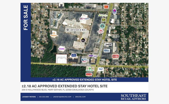 Pictures of Land, Retail, Self Storage property located at 205 Hollywood Blvd, Mary Esther, FL 32569 for sales - image #1