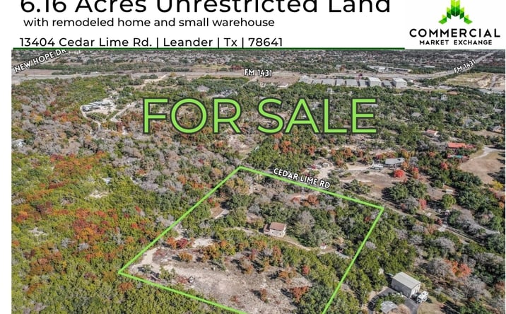 Pictures of Land, Office property located at 13404 Cedar Lime Rd, Leander, TX 78641 for sales - image #1