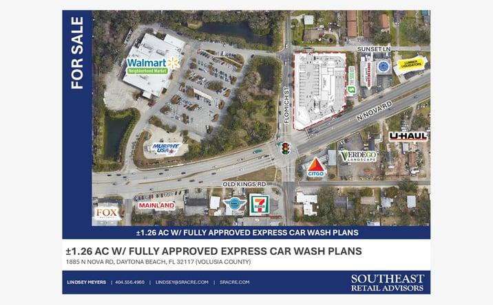Pictures of Land, Special Purpose property located at 1885 N Nova Rd, Daytona Beach, FL 32117 for sales - image #1