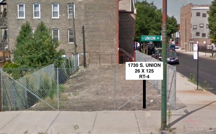 Pictures of Land property located at 1730 S Union Avenue, Chicago, IL 60616 for sales - image #1