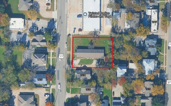 Pictures of Land, Multifamily property located at 1624 N Elm St, Denton, TX 76201 for sales - image #1