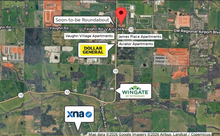 Pictures of Land property located at 5.81 AC Hwy 12 & Vaughn, Bentonville, AR 72712 for sales - image #1