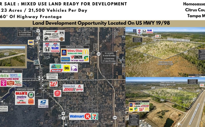 Pictures of Land property located at 2872 S Suncoast Blvd, Homosassa, FL 34448 for sales - image #1