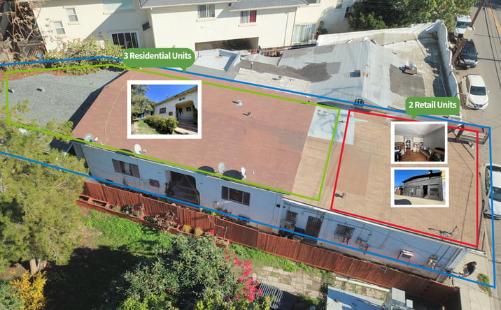 Pictures of Mixed Use, Multifamily, Retail property located at 3333 Division St, Los Angeles, CA 90065 for sales - image #1