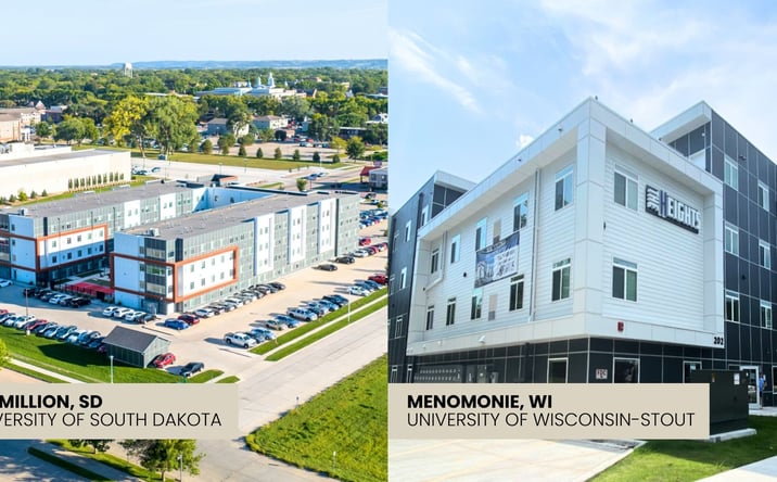 Pictures of Multifamily property located at 1000 N Dakota St, Vermillion, SD 57069, 202 17th Ave W, Menomonie, WI 54751 for sales - image #1