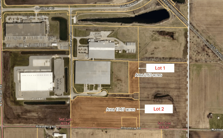 Pictures of Industrial, Land property located at 3600 Borgen Dr, Danville, IL 61834 for sales - image #1