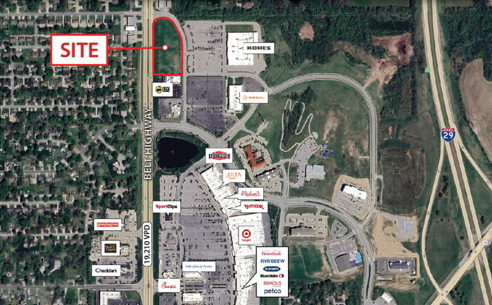Pictures of Land property located at Lot 17 & 18 @ The Shoppes at North Village, St. Joseph, MO 64506 for sales - image #1