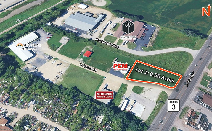 Pictures of Land property located at Industrial Park, East St. Louis, IL 62206 for sales - image #1