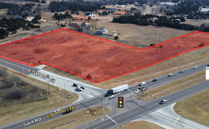 Pictures of Land property located at SEC 89th St & OK-4, Mustang, OK 73064 for sales - image #1