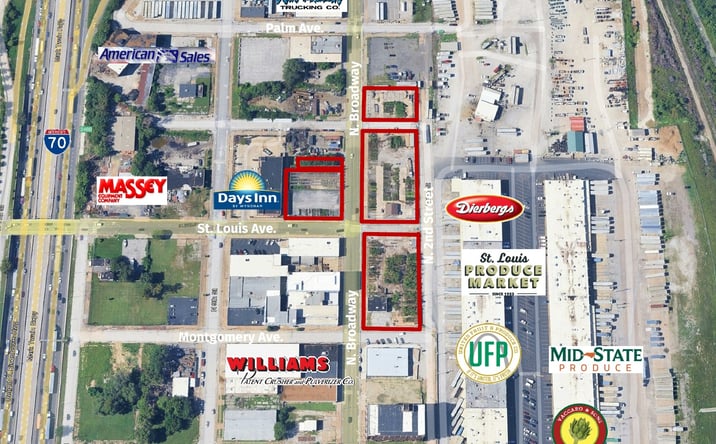 Pictures of Industrial, Land property located at 2800 N Broadway, St. Louis, MO 63147 for sales - image #1