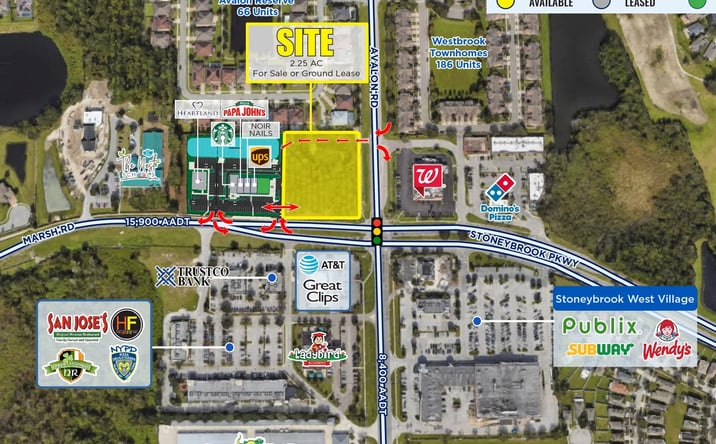Pictures of Land property located at NWC Avalon Rd & Marsh Rd, Winter Garden, FL 34787 for sales - image #1
