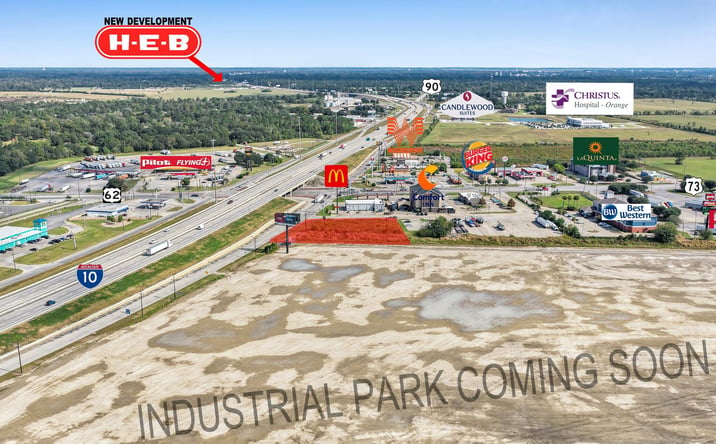 Pictures of Land property located at Interstate 10, Orange, TX 77630 for sales - image #1