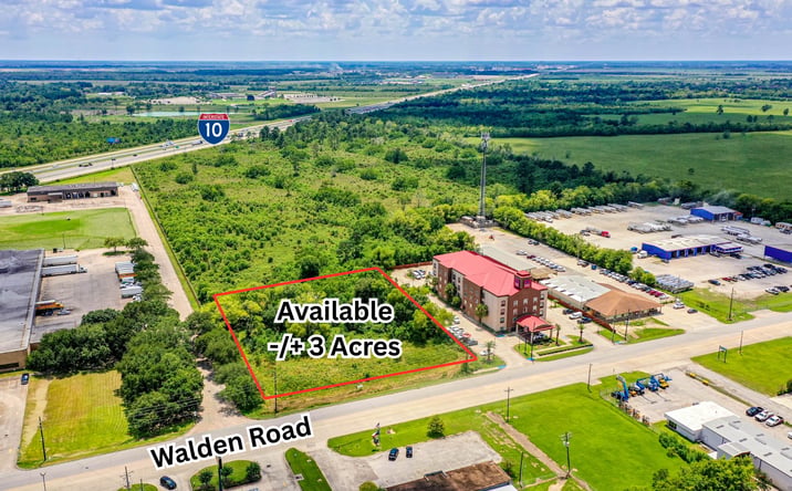 Pictures of Hospitality, Industrial, Land, Mixed Use, Multifamily property located at -/+ 3 Acres walden road, Beaumont, TX 77707 for sales - image #1