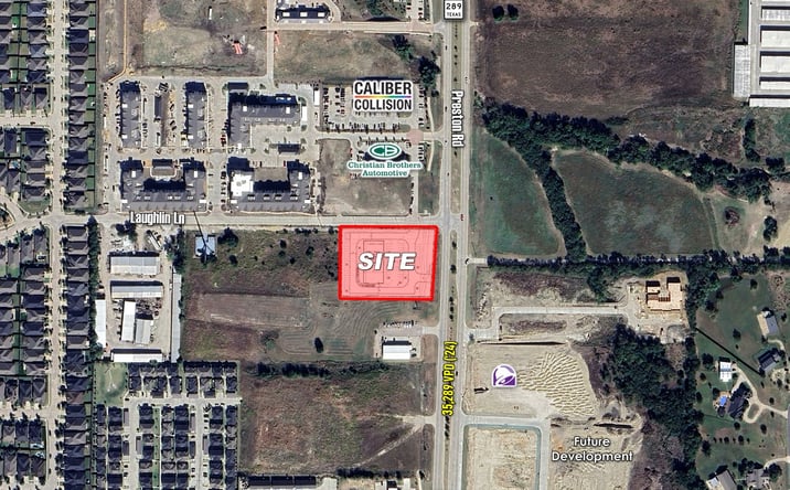 Pictures of Land property located at SEQ of Preston Rd & Laughlin Ln, Celina, TX 75009 for sales - image #1