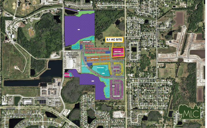 Pictures of Land property located at 2350 Canoe Creek Rd, St. Cloud, FL 34769 for sales - image #1