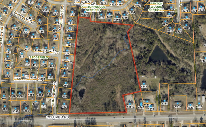 Pictures of Land property located at 0 Columbia Rd, Martinez, GA 30907 for sales - image #1