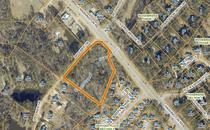 Pictures of Land property located at 0 Washington Rd, Evans, GA 30809 for sales - image #1