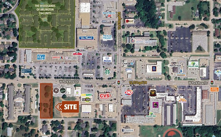 Pictures of Land property located at 2600 W Park Row Dr, Pantego, TX 76013 for sales - image #1