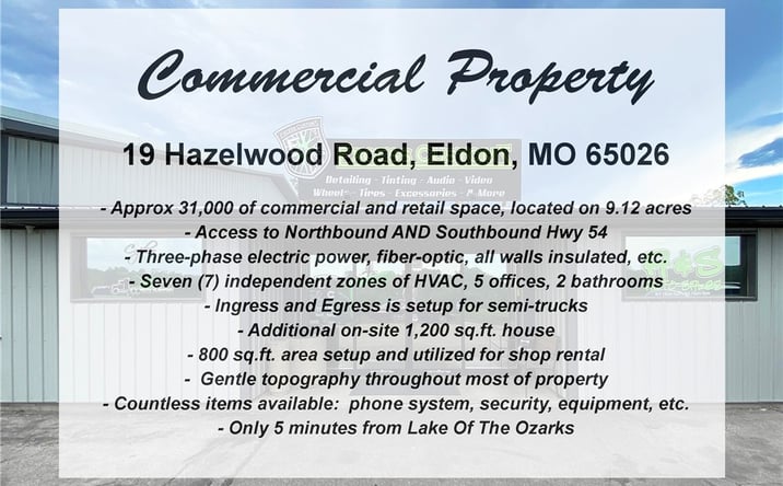 Pictures of Office, Land, Retail, Industrial property located at 19 Hazelwood Road, Eldon, MO 65026 for sales - image #1