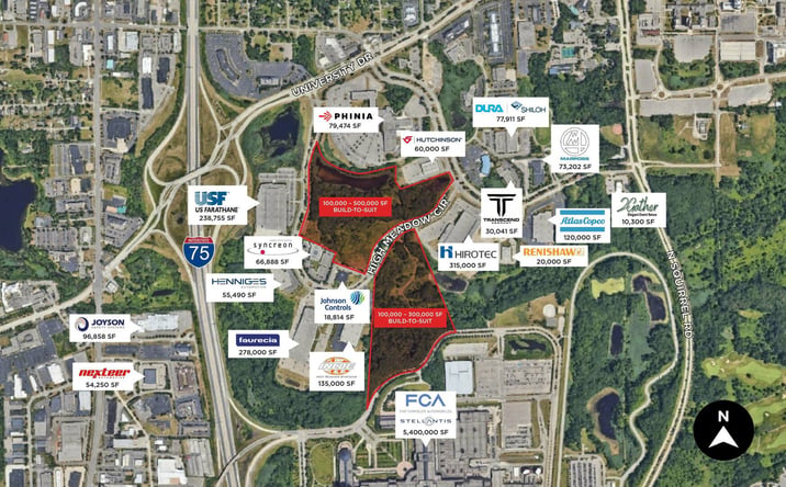 Pictures of Industrial, Office property located at High Meadow Circle, Auburn Hills, MI 48326 for sales - image #1