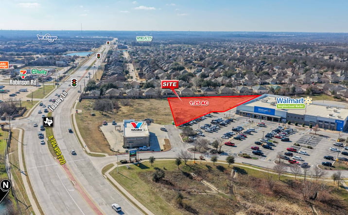 Pictures of Land property located at SWQ of Teasley Ln & Ryan Rd, Denton, TX 76210 for sales - image #1