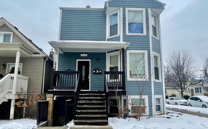 Pictures of Multifamily property located at 4155 W Roscoe Street, Chicago, IL 60641 for sales - image #1