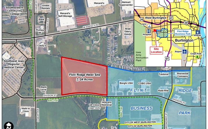 Pictures of Land property located at W. Division Street, West Burlington, IA 52601 for sales - image #1