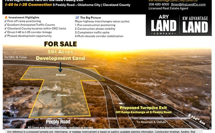 Pictures of Land property located at 59 S Peebly Road, Oklahoma City, Oklahoma City, OK 74857 for sales - image #1