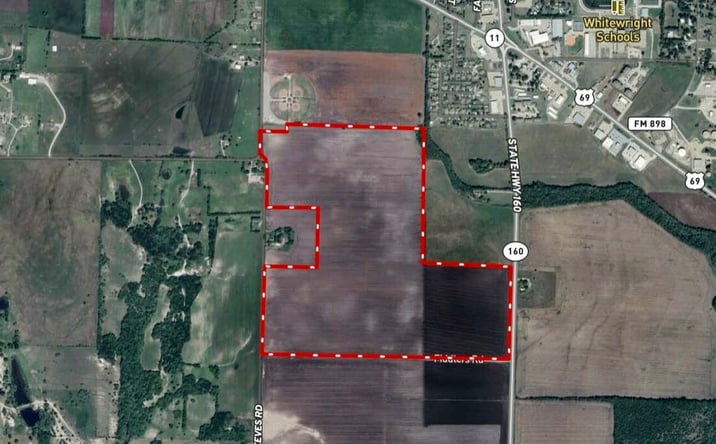 Pictures of Land property located at State Highway 160 & Fiddlers Rd, Whitewright, TX 75491 for sales - image #1