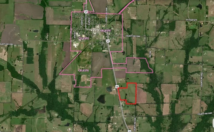 Pictures of Land property located at U.S. 69, Celeste, TX 75423 for sales - image #1